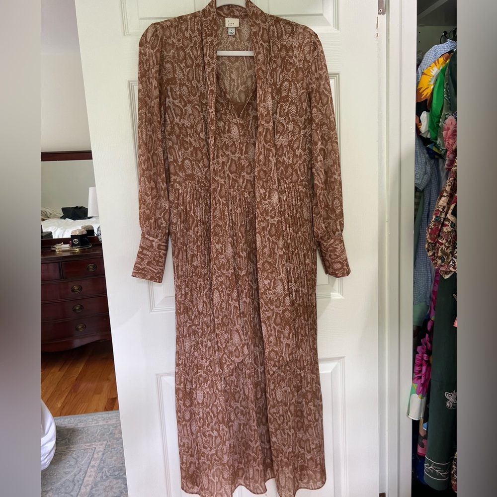 A New Day Pleated Skirt Maxi Dress